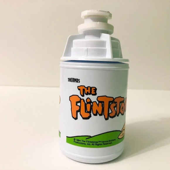 Vintage 1994 Flintstones Thermos Hanna  Barbera Productions Model 6300 - Picture 2 of 14